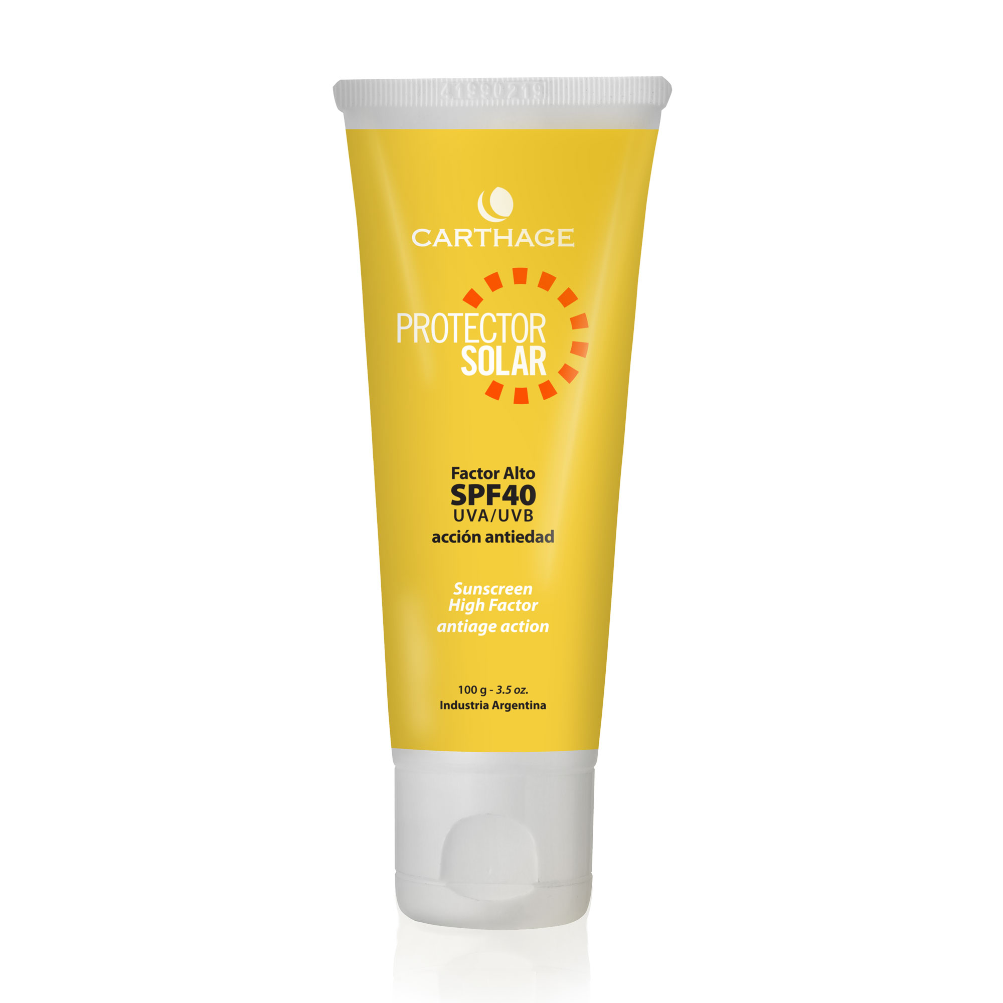 Protector Solar Factor Alto SPF 40 sin color SOLAR